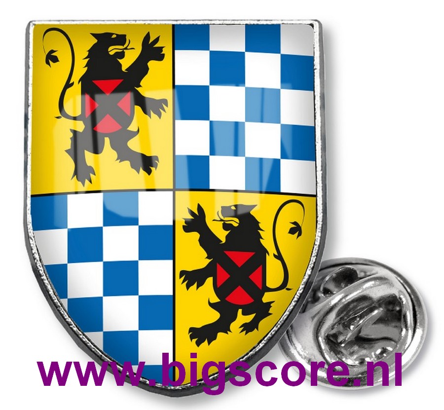 Doming pin schild K3072 compleet met uw ontwerp